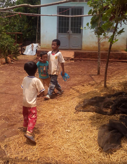 3 đứa trẻ hãi hùng nhìn mẹ chết thảm dưới tay cha