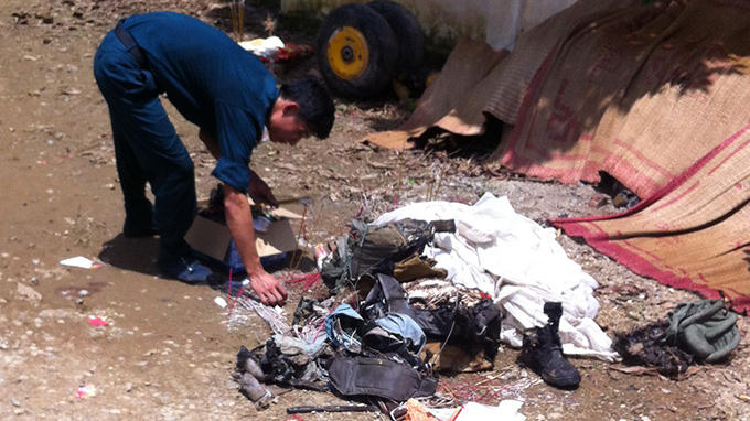 Trực thăng Mi-171 đã cố né tổn thất cho dân