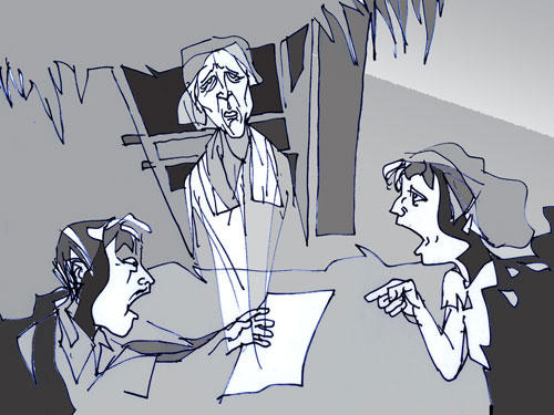 Em tố chị giết mẹ để giành đất?