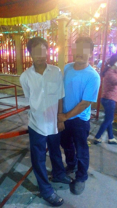 Chân dung đối tượng chuyên sàm sỡ phụ nữ váy ngắn đi lễ chùa