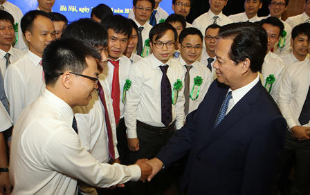 Thủ tướng Chính phủ gặp gỡ các nhà khoa học trẻ tiêu biểu