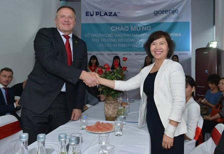 Bộ trưởng Bộ Công thương Slovenia làm việc tại Việt Nam