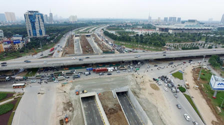  Thông xe hầm chui nút giao 4 tầng tại Hà Nội