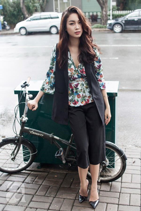 Trẻ trung, sành điệu với quần Culottes