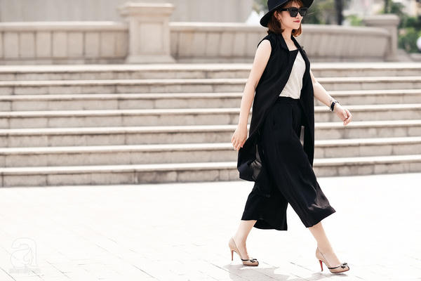 Trẻ trung, sành điệu với quần Culottes