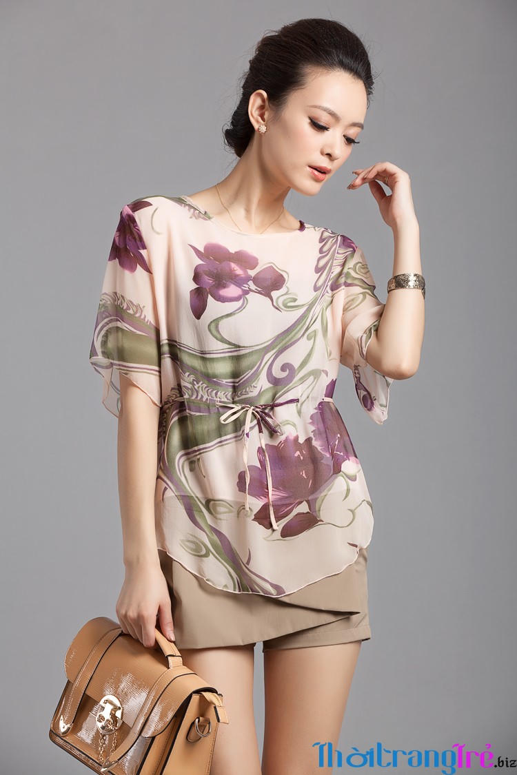 Thời trang lụa, mát rượi cho ngày hè