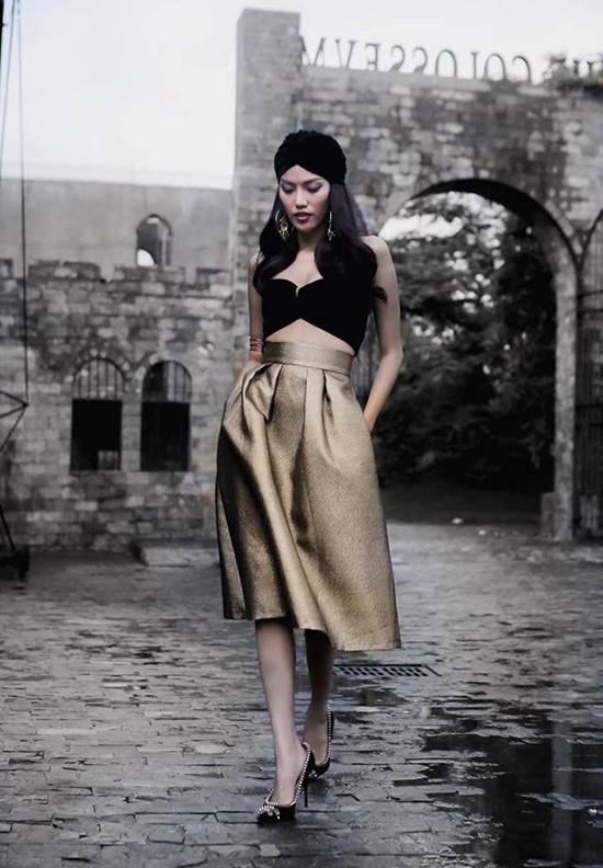 Ha Ho, Lan Khue dien street style dep nhat tuan qua hinh anh 2