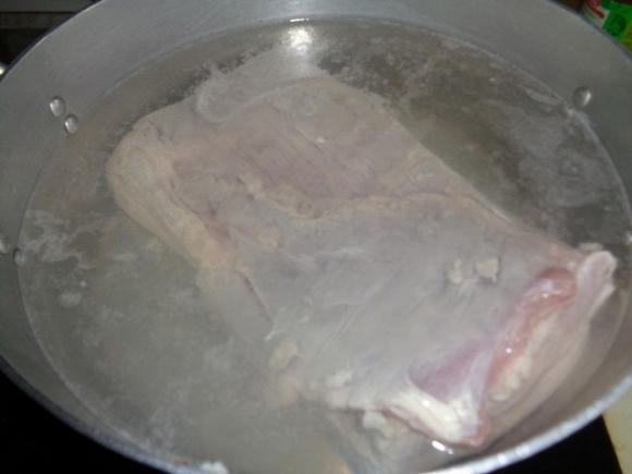 Thịt trần nước sôi 0