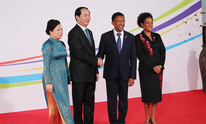 Chủ tịch nước Trần Đại Quang phát biểu tại Lễ khai mạc Hội nghị Cấp cao Pháp ngữ lần thứ 16