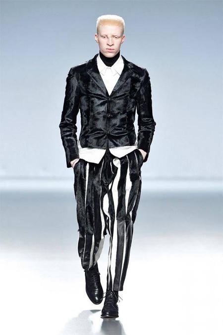 vẻ đẹp đạc biệt của làng thời trang Shaun Ross