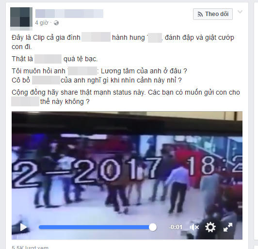 Người phụ nữ tố bị chồng cùng người nhà đánh đập, giật con nhỏ từ tay mình tại rạp chiếu phim ở Hà Nội - Ảnh 1.