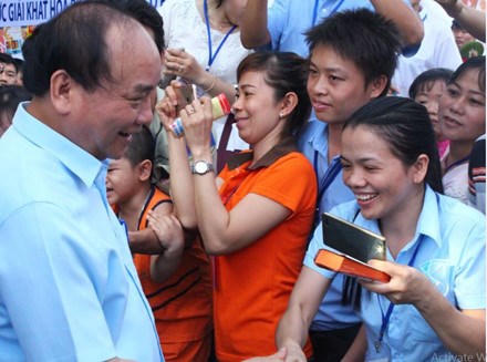 Dấu ấn Thủ tướng Nguyễn Xuân Phúc với công nhân lao động