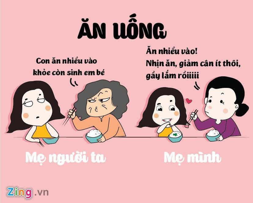 mẹ chồng, mẹ chồng nàng dâu, con dâu, nhà chồng, mẹ đẻ