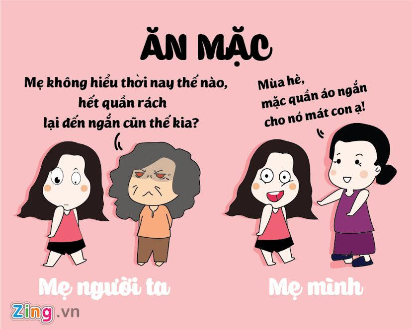 mẹ chồng, mẹ chồng nàng dâu, con dâu, nhà chồng, mẹ đẻ