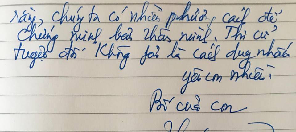 Bức thư gửi con bị điểm kém khiến nhiều bố mẹ phải 'soi lại mình'