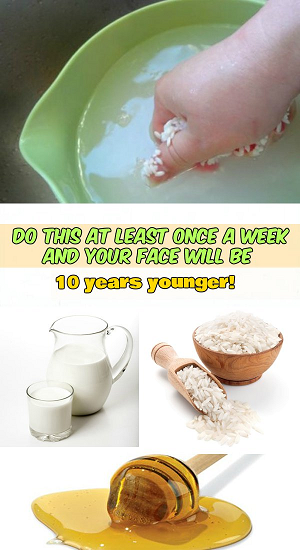 Gương mặt trẻ hơn 10 tuổi nhờ mặt nạ dưỡng da từ gạo, sữa và mật ong