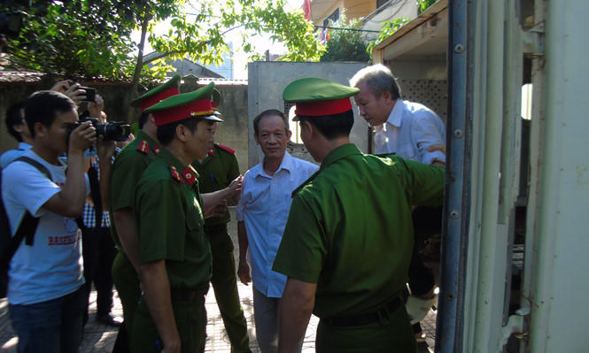 An ninh thắt chặt tại phiên tòa xét xử vụ Đồng Tâm - ảnh 1