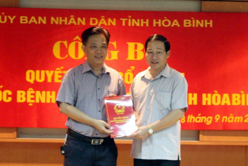 bệnh viện đa khoa Hòa Bình, chạy thận nhân tạo, bổ nhiệm bệnh viện đa khoa Hòa Bình, chạy thận nhân tạo, bổ nhiệm