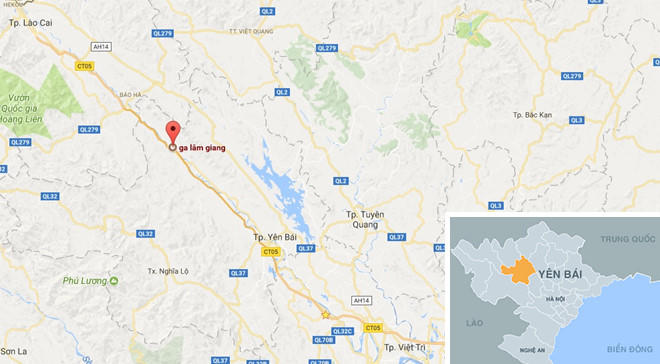 Sat lo dat vui lap doan tau, tuyen duong sat Ha Noi - Lao Cai te liet hinh anh 2