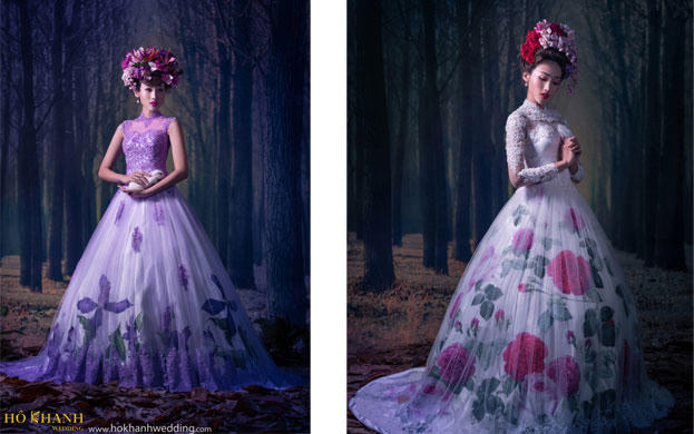 Thử chọn váy cưới hoa nhìn phát mê