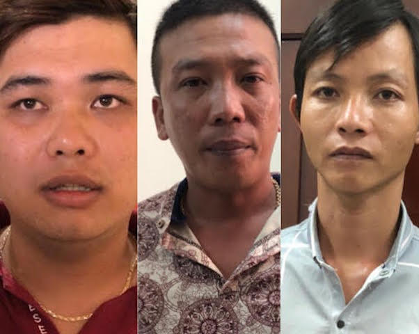 Các đối tượng bị bắt. (Ảnh: báo Công an nhân dân)