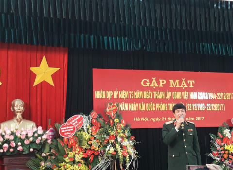 Cục Thi hành án Bộ Quốc phòng tổ chức gặp mặt nhân ngày 22/12 