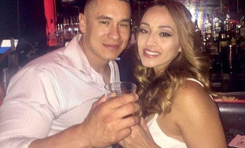 Joavanna hạnh phúc bên chồng trước khi xảy ra biến cố kinh hoàng khiến cô bị hôn mê nhiều tháng trước. Ảnh: The Sun.