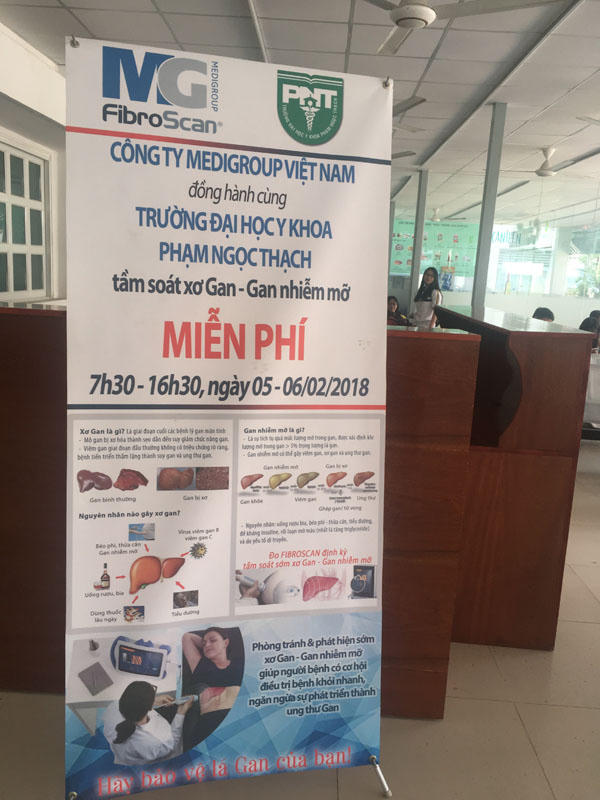 Hơn 150 ca được xét nghiệm bệnh lý về gan miễn phí trước ngày Tết