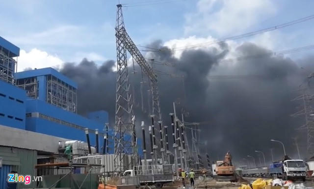 Chay lon tai Nha may Nhiet dien Duyen Hai 3 hinh anh 2