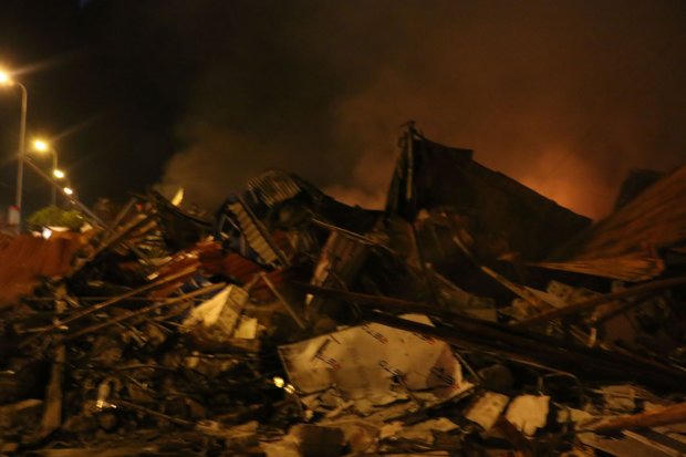 Nhiều tài sản của người dân bị cháy rụi.