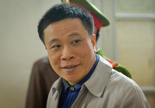 Ông Hà Văn Thắm tại phiên tòa. Ảnh: BH.