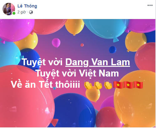 Facebook 'nóng bỏng' những dòng cảm xúc dành cho các cầu thủ Việt Nam