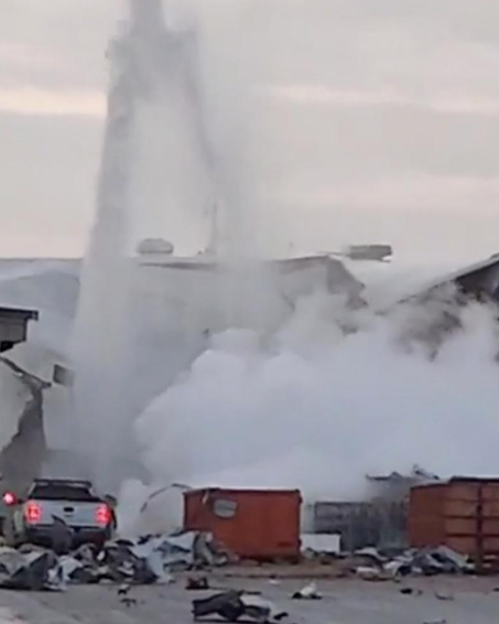 Nổ nhà máy chế tạo máy bay khiến nhiều người bị thương