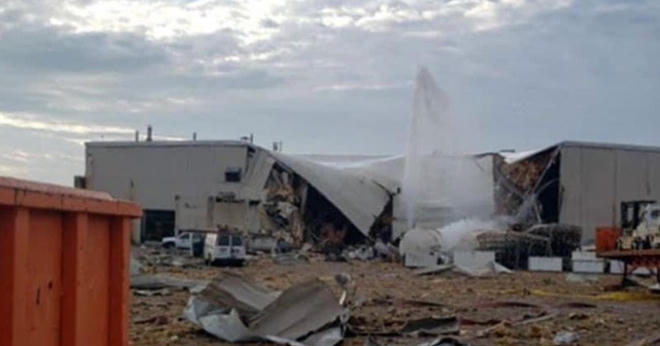 Nổ nhà máy chế tạo máy bay khiến nhiều người bị thương