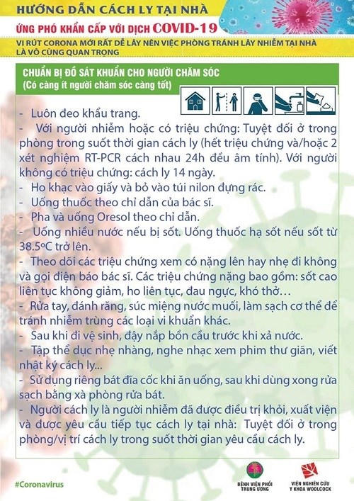 Toàn bộ kiến thức về cách ly, chăm sóc người cần cách ly tránh lây lan dịch Covid-19