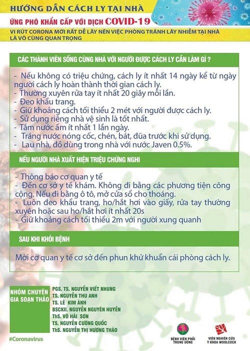 Toàn bộ kiến thức về cách ly, chăm sóc người cần cách ly tránh lây lan dịch Covid-19