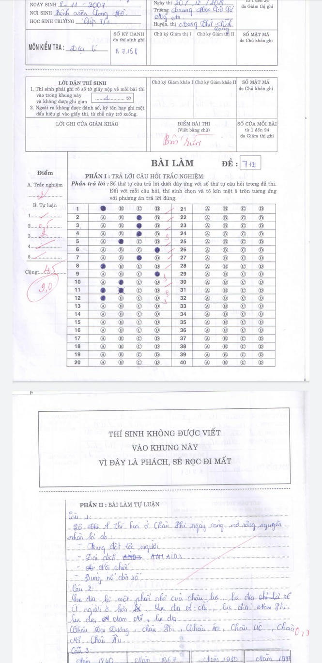 167 bài kiểm tra học kì I được nâng từ 0,75 – 7 điểm - ảnh 2
