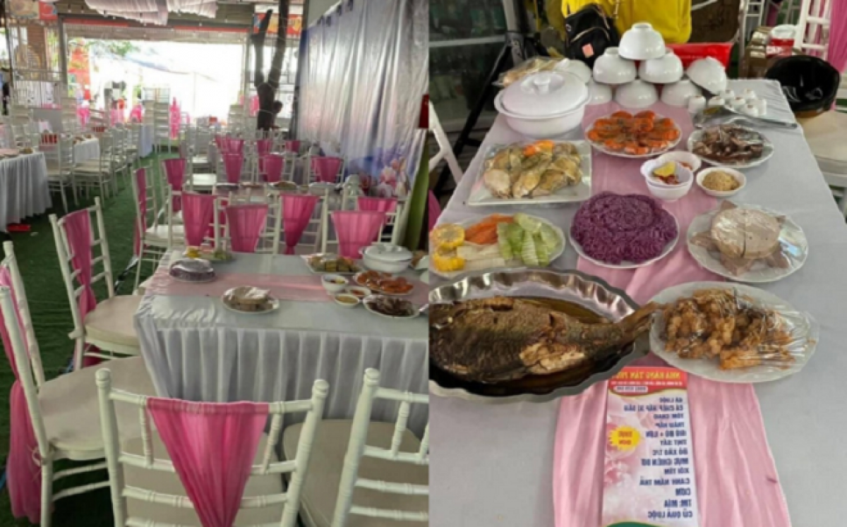 Rạp và cỗ cưới ngày 30/9