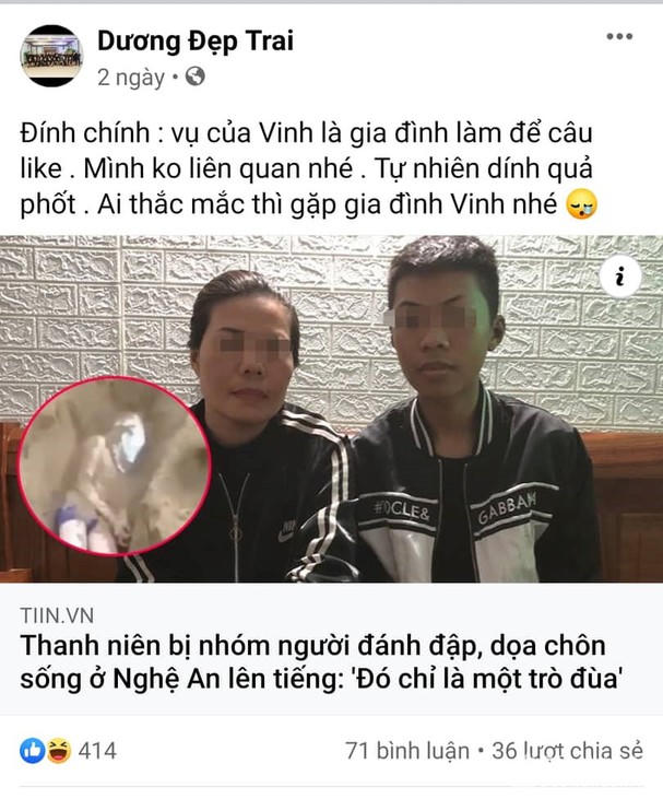 Bắt kẻ cầm đầu vụ nam thanh niên bị 'chôn sống'