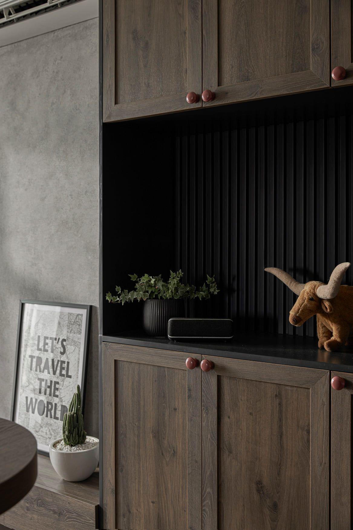 Căn hộ khoác màu tối, nhìn cực chất của chàng trai trẻ