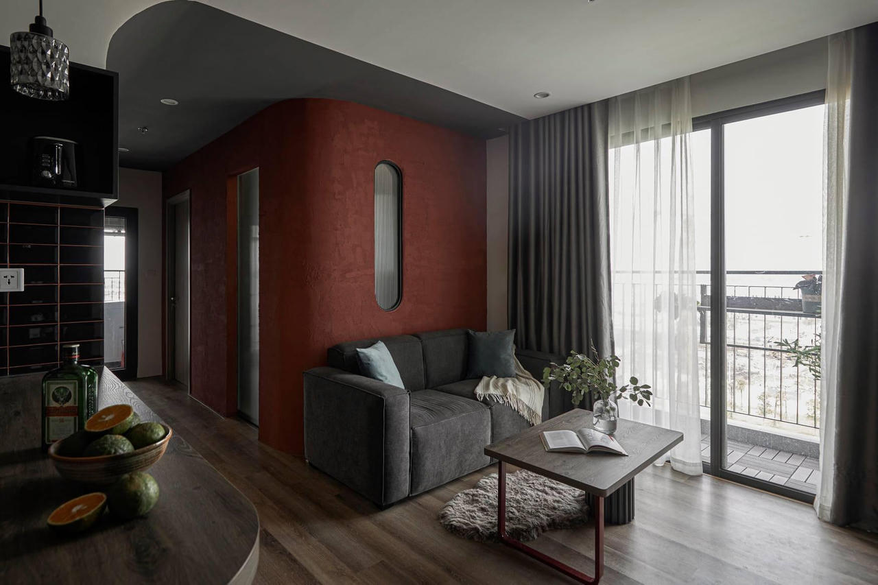 Căn hộ khoác màu tối, nhìn cực chất của chàng trai trẻ