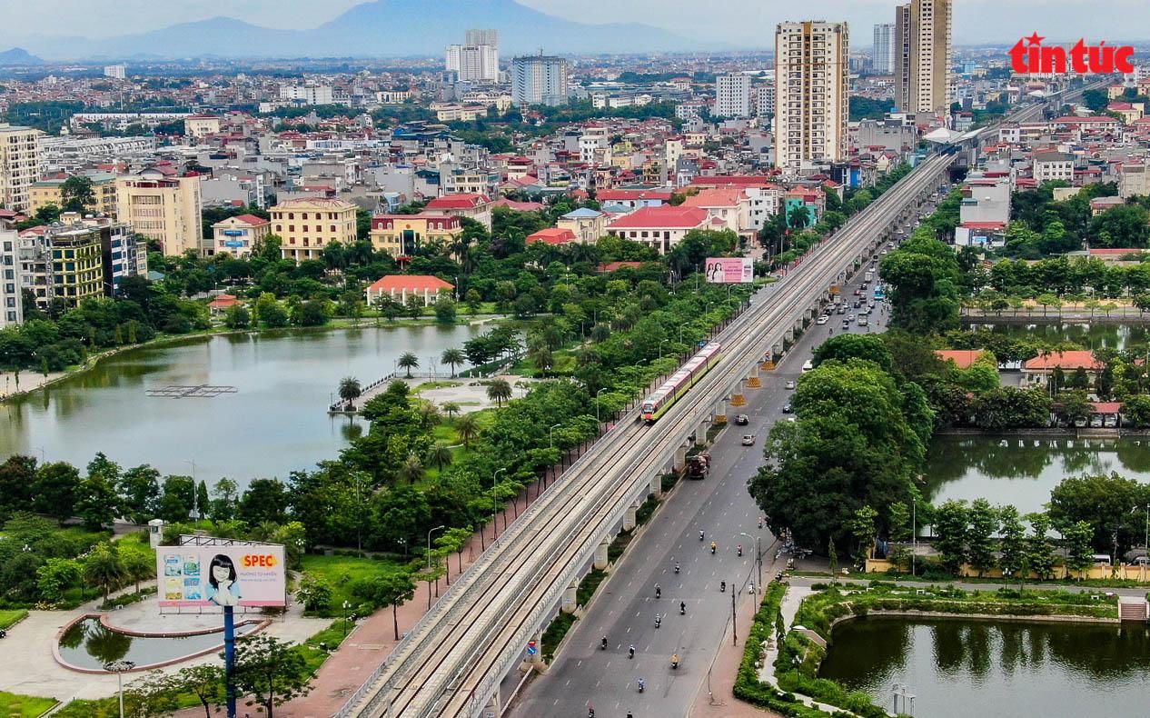 Vận hành thử nghiệm liên động tuyến đường sắt trên cao đoạn Nhổn – Cầu Giấy