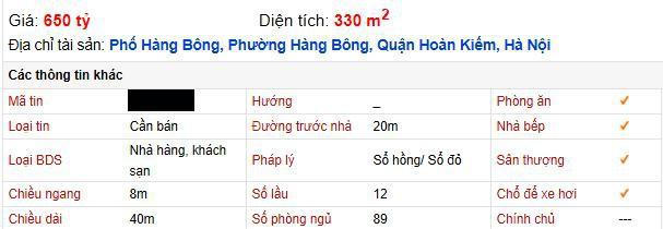 Giữa mùa dịch khách sạn phố cổ Hà Nội rao bán gần 2 tỷ đồng/m2 ảnh 3