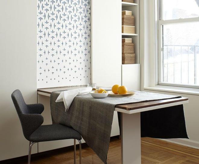 Giải pháp thông minh cho những căn nhà không có phòng ăn