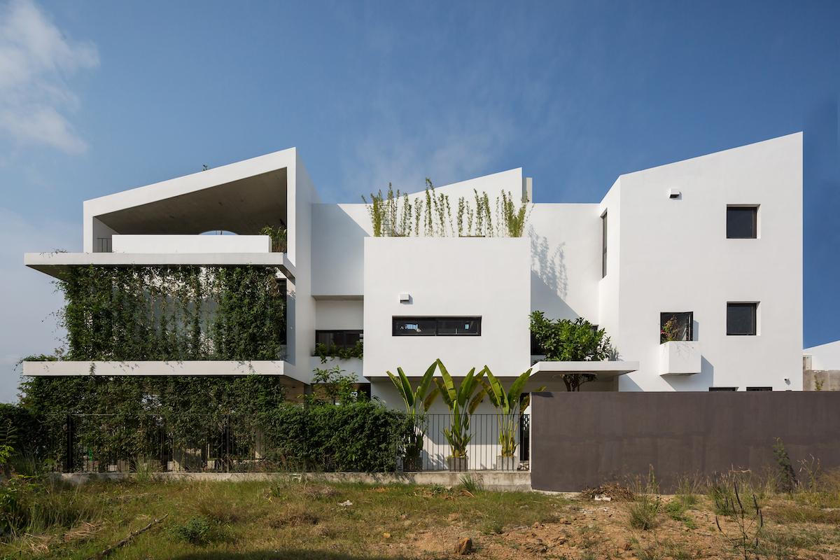 Căn nhà lấy cây xanh làm rèm