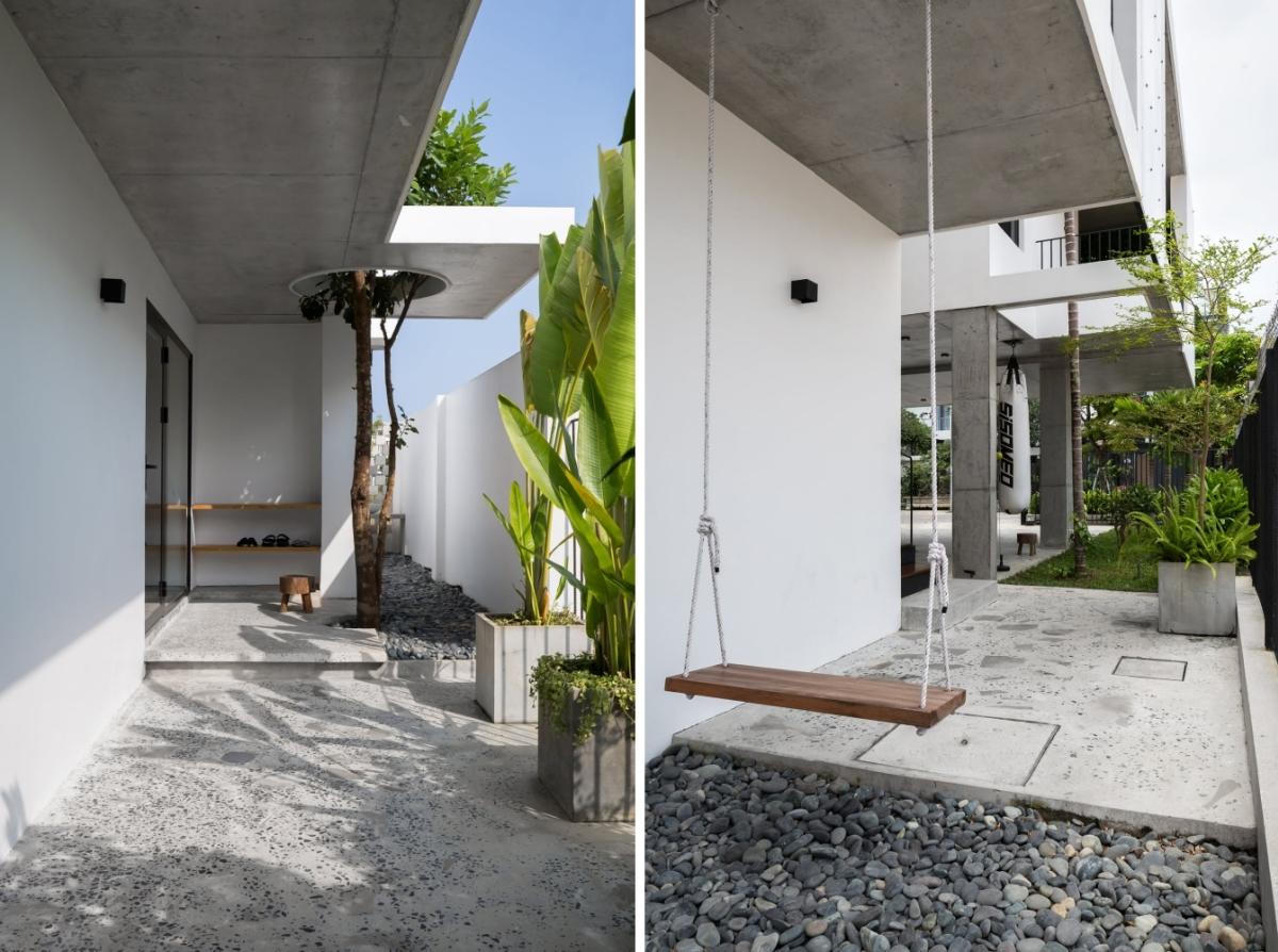 Căn nhà lấy cây xanh làm rèm