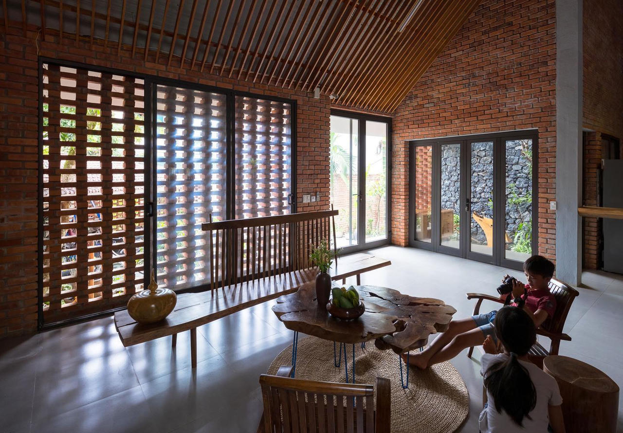 Ấn tượng với ngôi nhà cấp 4 xây nhưng không trát ảnh 5