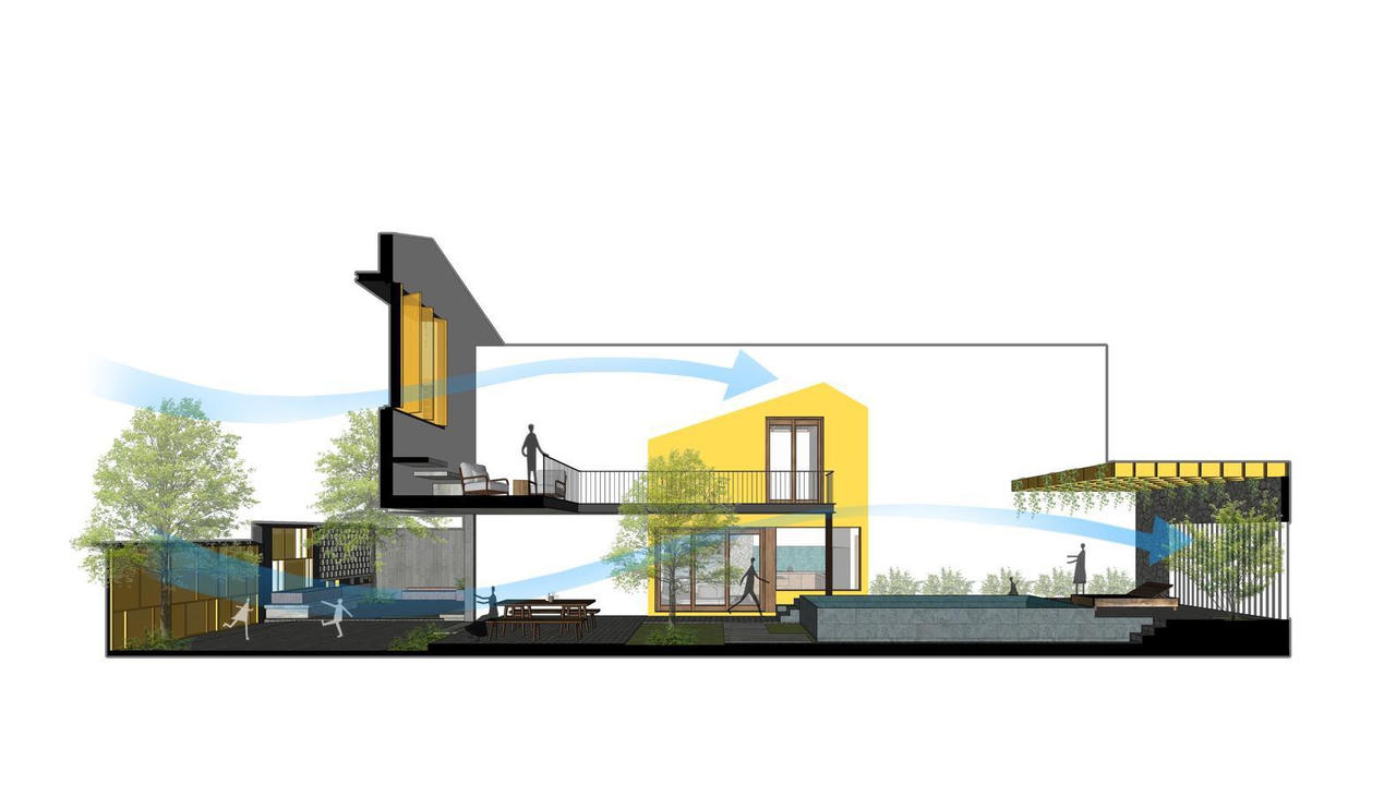 Ngôi nhà làm mặt tiền 'mỏng như lá lúa' ảnh 3