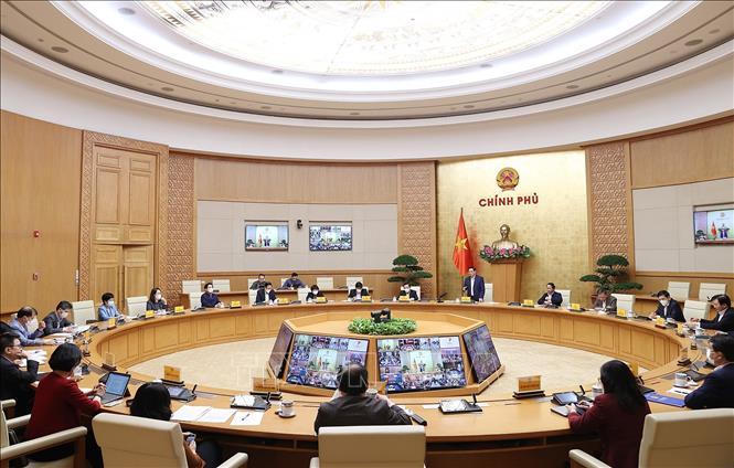 Thủ tướng Phạm Minh Chính chủ trì cuộc họp phòng, chống COVID-19 