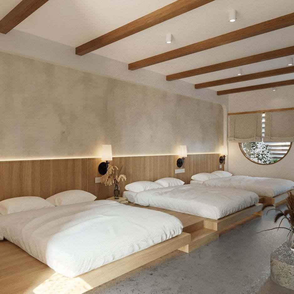 Nhà phố ở Hà Nội xây kiểu Nhật, gió len lỏi mọi ngóc ngách mát rượi